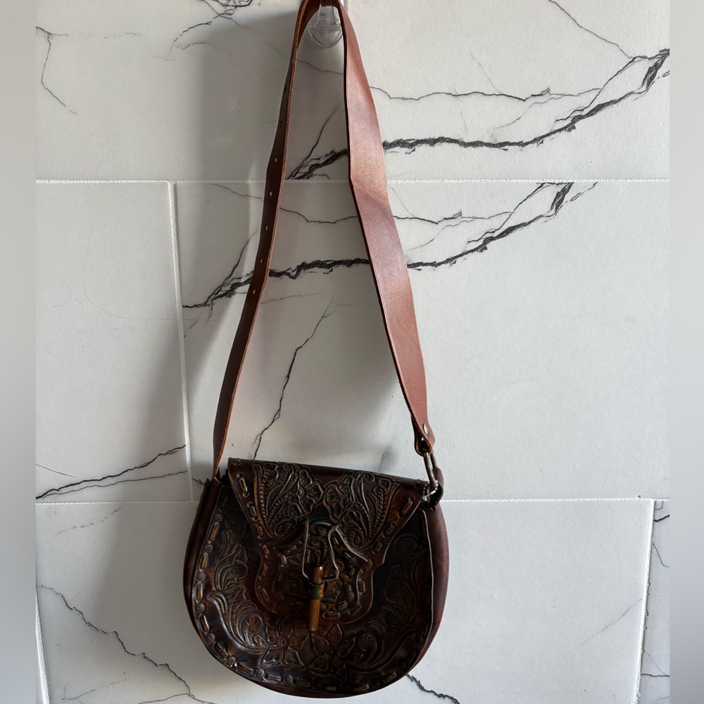 Leather satchel